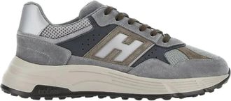 Hogan Hyperlight Sneakers - Heren - Sneakers - Grijs - 43 EU - Leer - Schoenen