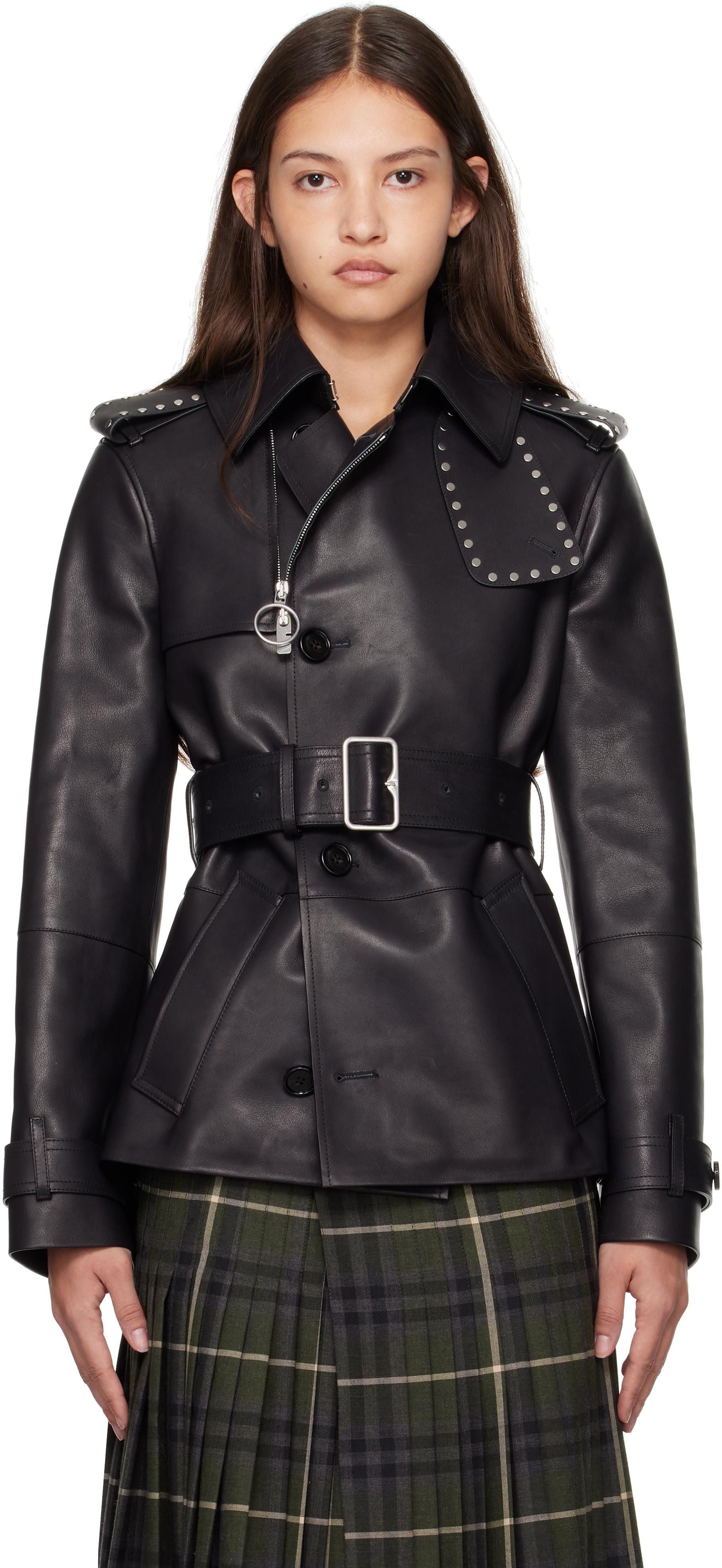 Burberry Leather Jackets − Sale: up to −81% | Stylight