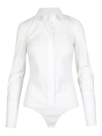 Patrizia Pepe Poplin shirt-body suit