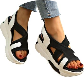 Generic Womens Breathable Orthopedic Sandals Comfortable Walking Tennis Shoes Arch Support Wide Fit Plantar Fasciitis Sport Athletic Hiking Outdoor Active Sum