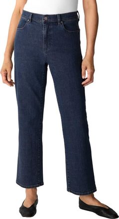 Eileen Fisher STRAIGHT ANKLE JEAN in Medium Indigo at Nordstrom, Size X-Small