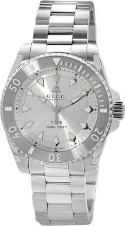 Gucci Dive Automatic Silver Dial Unisex Watch YA136354