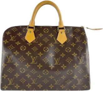 Louis Vuitton Pre-owned Handbags, female, Brown, Size: ONE SIZE Pre-owned Canvas Handbag
