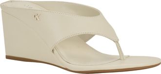 Calvin Klein Marchela Wedge Sandal in Ivory at Nordstrom, Size 7.5