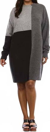 Karen Kane Colorblock Mini Sweater Dress - Plus In Multi