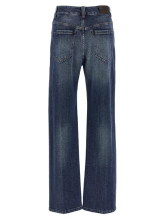 Brunello Cucinelli Contemporary Loose Stonewashed Jeans - Blue