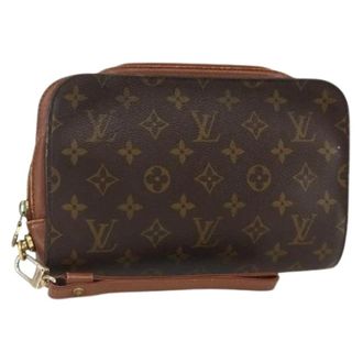 Louis Vuitton Clutch Monogram Pre-owned - - Pre-owned - Donna - Marrone - ONE SIZE