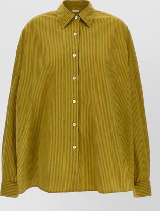 Dries Van Noten striped oversized shirt