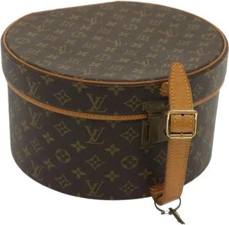 Louis Vuitton Pre-owned Monogram Handtas - Dames - Vintage Handtas - Bruin - ONE Size - Leer - Vintage