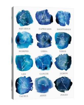 iCanvas Icanvas Zodiac By Albina Bratcheva Wall Art
