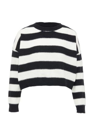 Faina Jumper Dames zwart en wit