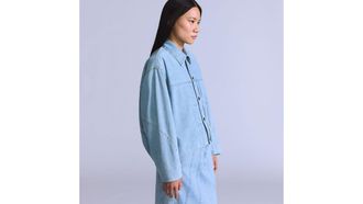 Levi's Lined Seamed Trucker Jacket - Womens - XS - Blue