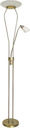 Fabrilamp Fabrilamp - Pie De Sal&oacute;n Wolf 18w+5w 4000k Cuero Con Lector Intensidad Regulable