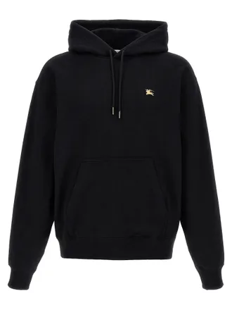 パーカー・フーディ Burberry Midnight blue cotton blend sweatshirt Burberry Electric blue cotton hooded sweatshirt with EKD