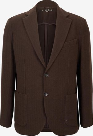 Circolo 1901 Chevron-Strickkaro Blazer
