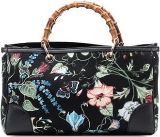 Gucci Pre-owned Handbags, female, Black, Size: ONE SIZE Pre-owned Bamboo Shopper