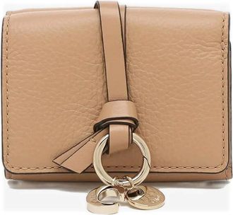 Chlo&eacute; Portafoglio tri-fold Alphabet - Marrone