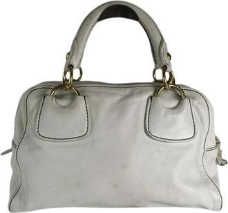 Miu Miu Pre-owned Leather Handtas - Dames - Vintage Handtas - Wit - ONE Size - Leer - Vintage