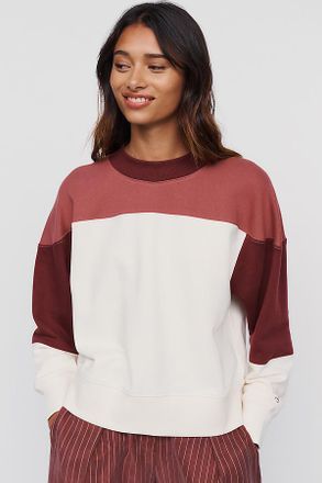 Rag & Bone 100% Cotton Color Block Crewneck Sweatshirt
