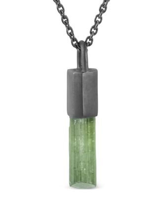 Parts Of Four oxidised sterling silver Talisman tourmaline necklace