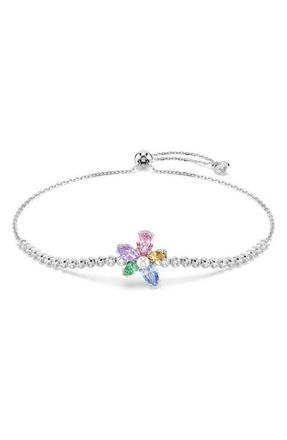 Swarovski x Ariana Grande Multicolor Crystal Bracelet in Silver/Multi at Nordstrom