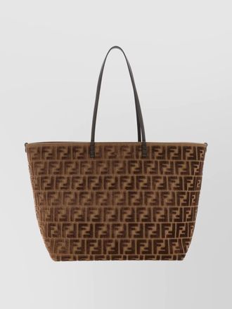 Fendi leather large tote bag