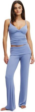 Cotton On Womens Airy Soft Roll Waist Pant in Daydream Blue at Nordstrom, Size Medium