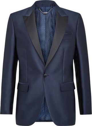 Billionaire Boys Club Blazer Crest - Heren - Blazers - Blauw - XL - Polyester - Jassen