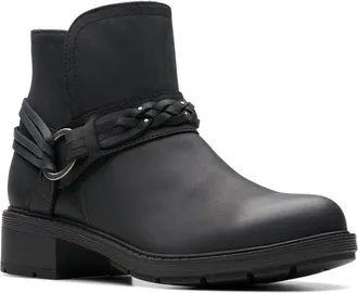 Clarks Hearth Kaylie Leather Bootie