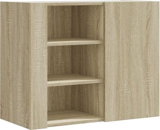 vidaXL Vidaxl - Armario de pared madera de ingeniería roble Sonoma 75x35x60 cm