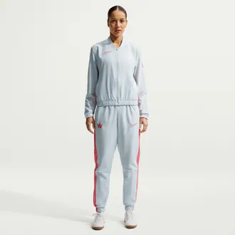 Nike Womens Academy Alexia Putellas Dri-FIT Soccer Woven Tracksuit in Grey | IO8779-043