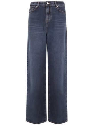 7 For All Mankind Slouchy Wide Leg Stormwave Jeans