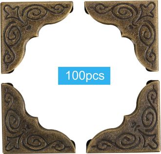 OEM Protector De Esquinas De Metal Para Libros, Escuadra Angular Para Bordes De &Aacute;lbumes, Protector De Esquinas Para Cajas, Escuadra Decorativa, Adecuada P