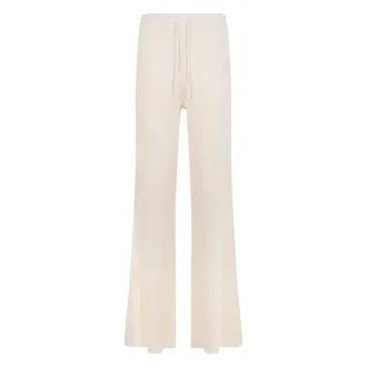 Alberta Ferretti Alberta Ferretti, Wide Trousers, female, White, Size: 2XS Elegant Versatile Pants