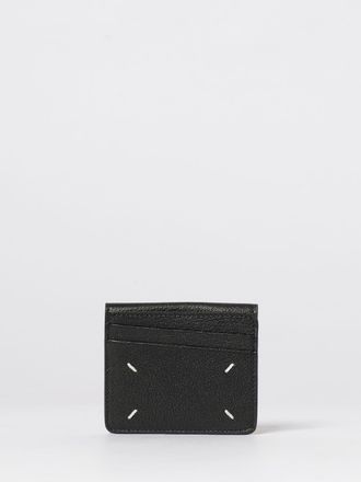 Maison Margiela Portacarte di credito Four Stitch Maison Margiela in pelle a grana