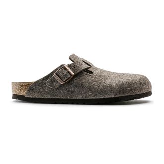 Birkenstock Boston BS Cocoa - Dames - Slip ons - Bruin - 39 EU - Wol - Schoenen