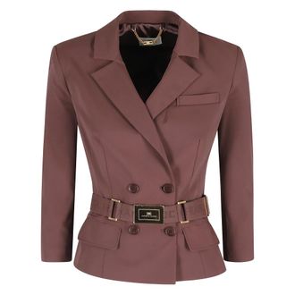 Elisabetta Franchi Donna, Giacche, Marrone, L, new