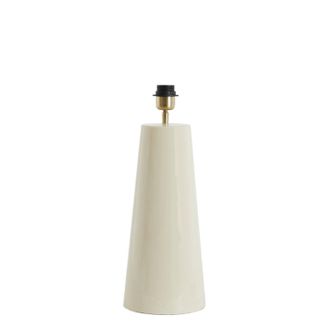 Light & Living L&aacute;mpara De Mesa - Yelos - Beige - Metal - - Light&living