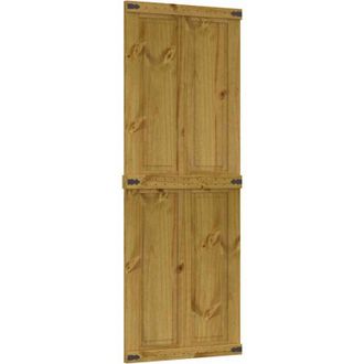 vidaXL Puerta De Granero Corona Madera Maciza Pino 70x210 Cm Vidaxl