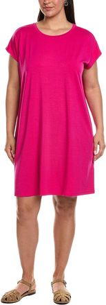 Eileen Fisher Crew Neck Boxy Shirtdress