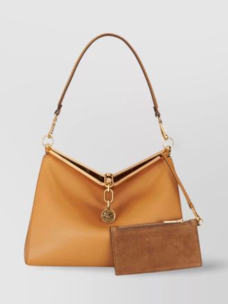 Etro refined leather shoulder bag