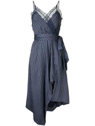 SIMKHAI Asymmetrische jurk - Blauw