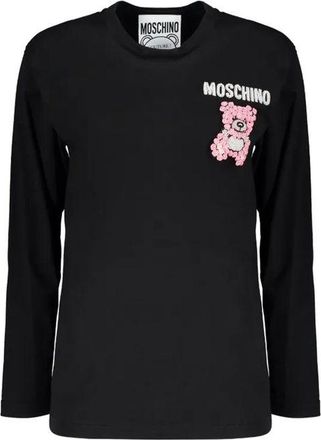 Moschino Couture Zwarte Katoenen T-Shirt