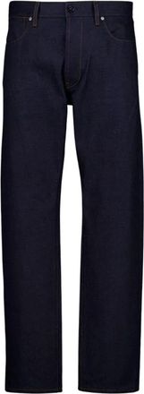 Stone Island Raw Cotton Broeken - Heren - Regular Fit Jeans - Blauw - W36 - Katoen - Jeans