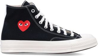 Converse Rode Hart Hoge Top Sneakers - Dames - Sneakers - Zwart - 39 EU - Schoenen