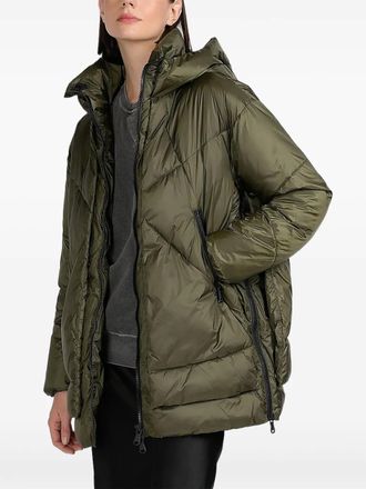 Canadian Piumino Eugenie Mid con cappuccio - Verde
