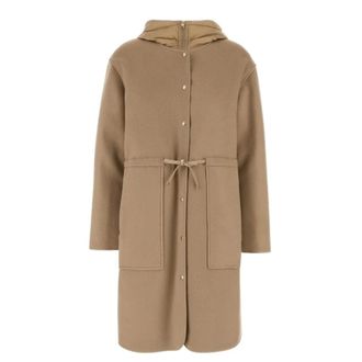 Moncler Bonrepos Coat - - Coats - Donna - Marrone - M