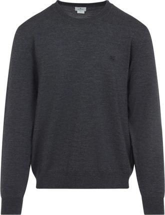Etro Round-neck Truien - Heren - Ronde hals truien - Zwart - M - Truien & Vesten