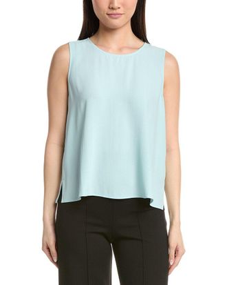 Eileen Fisher Eileen Fisher Round Neck Silk Shell
