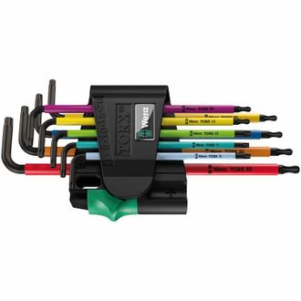 Wera 967 Spkl/9 Juego De Llaves Allen Plegadas Multicolor